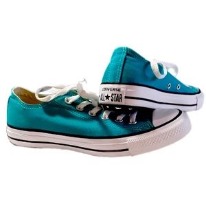Converse Chuck Taylor All Star low top Teal green canvas Unisex W8 Men6